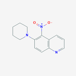 5-Nitro-6-(piperidin-1-yl)quinoline 98%图片