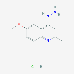 4-Hydrazino-6-methoxy-2-methylquinoline HydrochlorideͼƬ