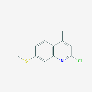 2-chloro-4-methyl-7-(methylthio)quinolineͼƬ