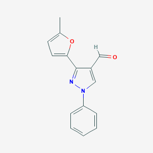 3-(5-Methylfuran-2-yl)-1-phenyl-1H-pyrazole-4-carbaldehydeͼƬ