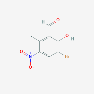 3-Bromo-2-hydroxy-4,6-dimethyl-5-nitro-benzaldehydeͼƬ