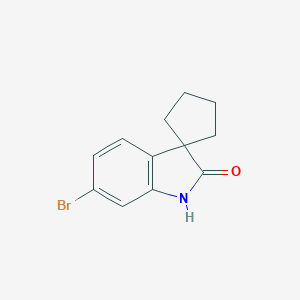 6'-Bromo-1',2'-dihydrospiro[cyclopentane-1,3'-indole]-2'-oneͼƬ