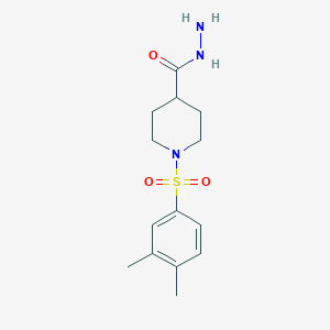 1-[(3,4-dimethylphenyl)sulfonyl]piperidine-4-carbohydrazideͼƬ