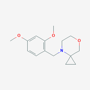 4-[(2,4-Dimethoxyphenyl)methyl]-7-oxa-4-azaspiro[2,5]octaneͼƬ