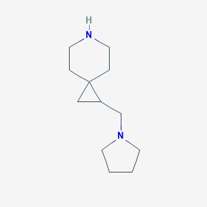 1-(Pyrrolidin-1-ylmethyl)-6-azaspiro[2,5]octaneͼƬ