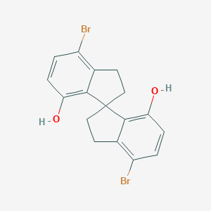 7,7'-Dibromo-3,3'-spirobi[1,2-dihydroindene]-4,4'-diolͼƬ