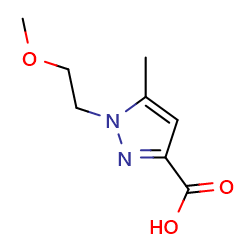 1-(2-methoxyethyl)-5-methyl-1H-pyrazole-3-carboxylicacidͼƬ