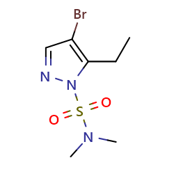 4-bromo-5-ethyl-N,N-dimethyl-1H-pyrazole-1-sulfonamideͼƬ