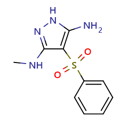 4-(benzenesulfonyl)-N3-methyl-1H-pyrazole-3,5-diamineͼƬ