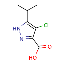 4-chloro-5-(propan-2-yl)-1H-pyrazole-3-carboxylicacidͼƬ