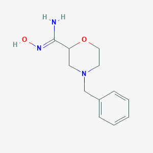 4-Benzyl-N'-hydroxymorpholine-2-carboxamidineͼƬ