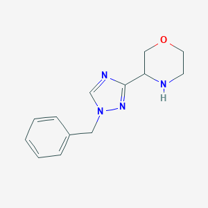 3-(1-Benzyl-1H-1,2,4-triazol-3-yl)morpholineͼƬ