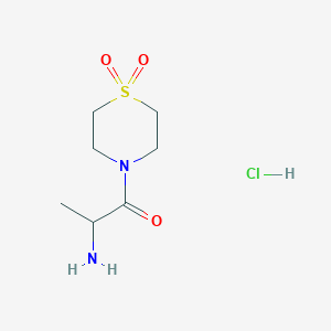 4-(2-aminopropanoyl)-1lambda6-thiomorpholine-1,1-dione hydrochlorideͼƬ