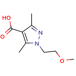 1-(2-methoxyethyl)-3,5-dimethyl-1H-pyrazole-4-carboxylicacidͼƬ