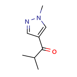 2-methyl-1-(1-methyl-1H-pyrazol-4-yl)propan-1-oneͼƬ