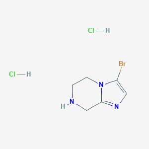 3-bromo-5H,6H,7H,8H-imidazo[1,2-a]pyrazinedihydrochlorideͼƬ