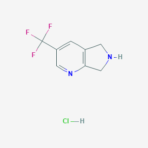 3-(trifluoromethyl)-5H,6H,7H-pyrrolo[3,4-b]pyridinehydrochlorideͼƬ