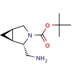 tert-butyl(1S,2S,5R)-2-(aminomethyl)-3-azabicyclo[3,1,0]hexane-3-carboxylate图片