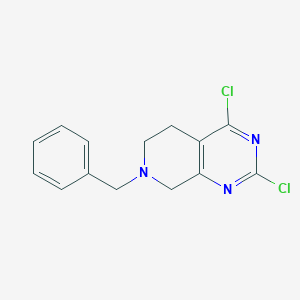 7-benzyl-2,4-dichloro-6,8-dihydro-5H-pyrido[3,4-d]pyrimidineͼƬ