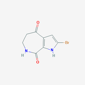 2-bromo-1H,4H,5H,6H,7H,8H-pyrrolo[2,3-c]azepine-4,8-dioneͼƬ