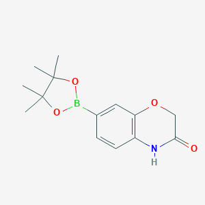 7-(4,4,5,5-tetramethyl-1,3,2-dioxaborolan-2-yl)-3,4-dihydro-2H-1,4-benzoxazin-3-oneͼƬ