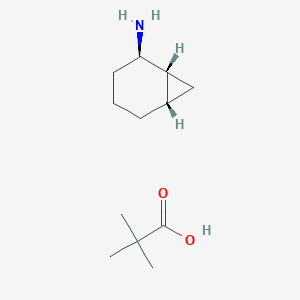 (1R,2R,6S)-rel-bicyclo[4,1,0]heptan-2-amine2,2-dimethylpropanoicacidͼƬ