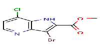 methyl3-bromo-7-chloro-1H-pyrrolo[3,2-b]pyridine-2-carboxylateͼƬ