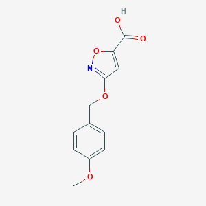 3-[(4-Methoxyphenyl)methoxy]-1,2-oxazole-5-carboxylicacidͼƬ