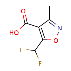 5-(difluoromethyl)-3-methyl-1,2-oxazole-4-carboxylicacidͼƬ