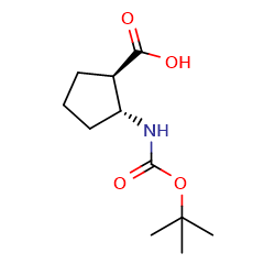 (1R,2R)-2-{[(tert-butoxy)carbonyl]amino}cyclopentane-1-carboxylicacidͼƬ