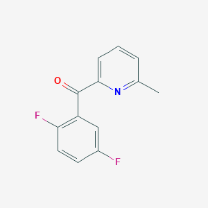 2-(2,5-Difluorobenzoyl)-6-methylpyridineͼƬ