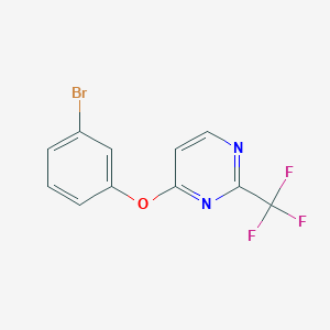 4-(3-Bromophenoxy)-2-(trifluoromethyl)pyrimidineͼƬ