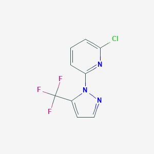 2-Chloro-6-(5-(trifluoromethyl)-1H-pyrazol-1-yl)pyridineͼƬ