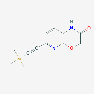 6-((Trimethylsilyl)ethynyl)-1H-pyrido[2,3-b][1,4]oxazin-2(3H)-oneͼƬ