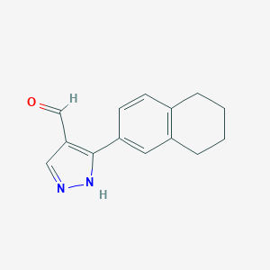 5-(5,6,7,8-Tetrahydro-2-naphthalenyl)-1H-pyrazole-4-carbaldehydeͼƬ