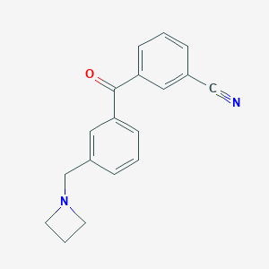 3-Azetidinomethyl-3'-cyanobenzophenoneͼƬ