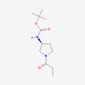 (S)-tert-Butyl 1-propionylpyrrolidin-3-ylcarbamateͼƬ