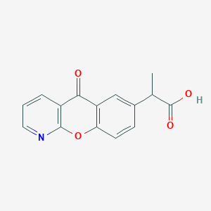 α-Methyl-5-oxo-5H-[1]benzopyrano[2,3-b]pyridine-7-acetic Acid图片