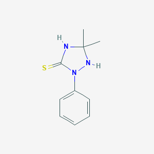 5,5-Dimethyl-2-phenyl-1,2,4-triazolidine-3-thione图片