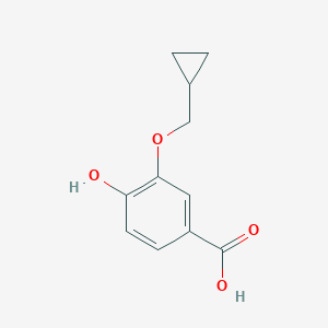 3-(Cyclopropylmethoxy)-4-hydroxybenzoic Acid图片