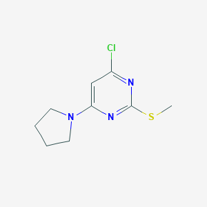 4-Chloro-2-(methylthio)-6-(pyrrolidin-1-yl)pyrimidine图片