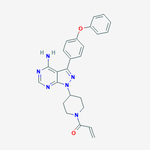 1-[4-[4-Amino-3-(4-phenoxyphenyl)-1H-pyrazolo[3,4-d]pyrimidin-1-yl]-1-piperidinyl]-2-propen-1-oneͼƬ