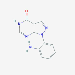 1-(2-Aminophenyl)-1H,4H,5H-pyrazolo[3,4-d]pyrimidin-4-oneͼƬ