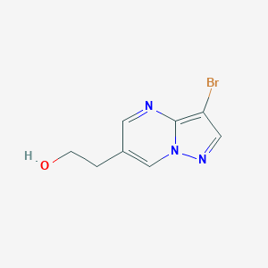 2-{3-Bromopyrazolo[1,5-a]pyrimidin-6-yl}ethan-1-olͼƬ