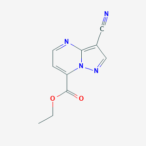 ethyl 3-cyanopyrazolo[1,5-a]pyrimidine-7-carboxylateͼƬ