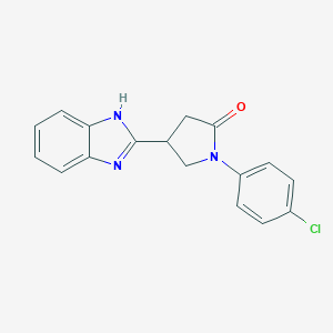 4-(1H-Benzimidazol-2-yl)-1-(4-chlorophenyl)pyrrolidin-2-oneͼƬ