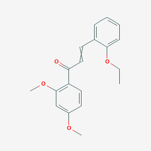 (2E)-1-(2,4-dimethoxyphenyl)-3-(2-ethoxyphenyl)prop-2-en-1-oneͼƬ