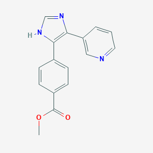 methyl 4-[5-(pyridin-3-yl)-1H-imidazol-4-yl]benzoateͼƬ