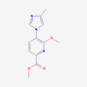 Methyl 6-methoxy-5-(4-methyl-1H-imidazol-1-yl)pyridine-2-carboxylateͼƬ