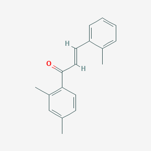 (2E)-1-(2,4-dimethylphenyl)-3-(2-methylphenyl)prop-2-en-1-oneͼƬ